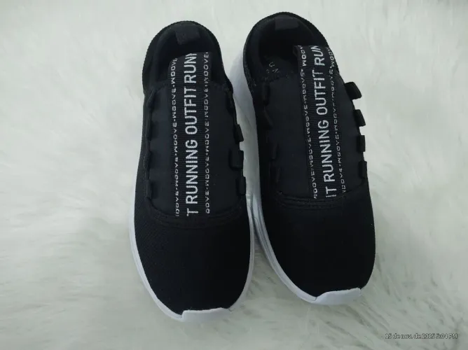 Sapato infantil preto mundial N°30