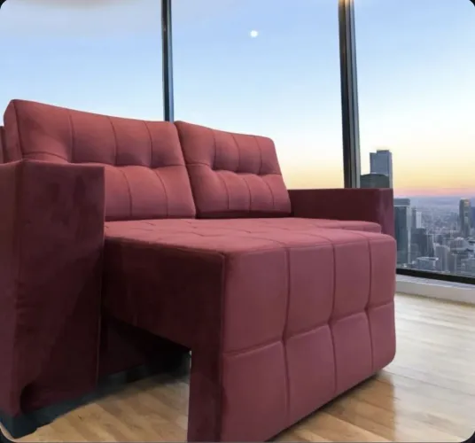 Sofá retrátil bordo 1.90 ou cores a escolher 