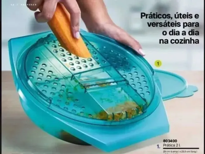Tupperware | Tigela Prática Ralador 4 Em 1 Tropical Wind - 2 Lts