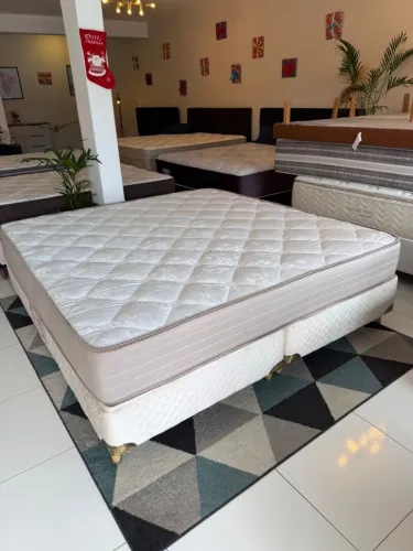 Colchão KING CASTOR + base Box - ENTREGO! 