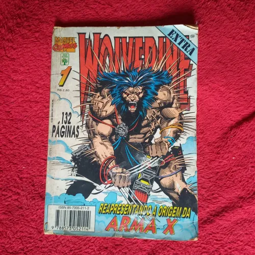 Wolverine número 1 "Reapresentando a Arma X" (Abril Jovem/1995)