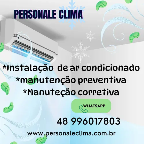 Instalação e manutenção 150 de ar condicionado 350.