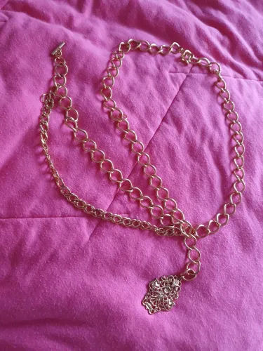 Cinto corrente dourada