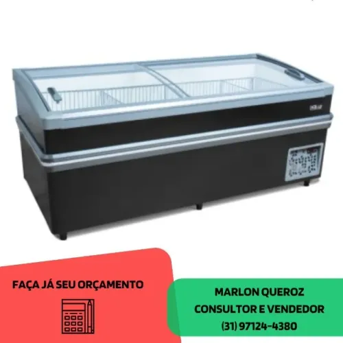 Ilha de Congelados Polar 940L 2m Nova