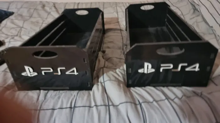 Caixa MDF para jogos ps4 customizada