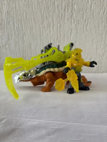 Dinossauro Ankylosaurus com figura de ação