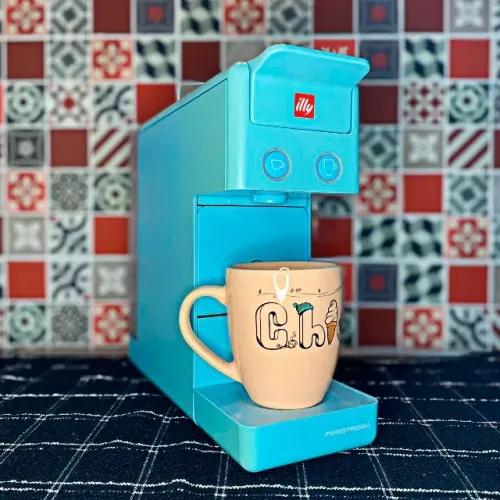 Máquina de Café Espresso illy Y3.3 Azul - 110V - Usada em Ótimo Estado