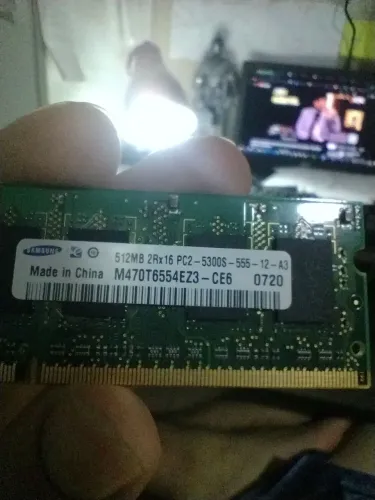 Memória RAM Samsung 512MB DDR2
