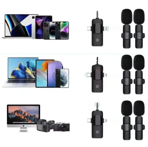 Microfone Lapela Sem Fio P3 Youtuber iPhone/android/camera