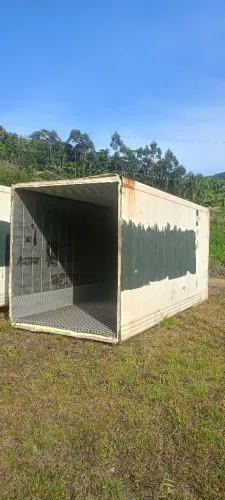 Container 6 metros Refeer cortado ao meio, para escritório ou casas