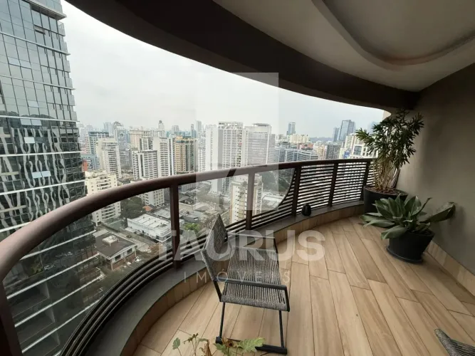 Cobertura duplex, mobiliada para comprar com 1 suite, 2 vagas, 122m², na Vila Olimpia, São
