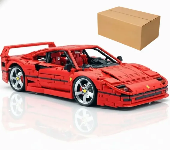 BLOCOS DE MONTAR FERRARI F40 X001 4026 PEÇAS MARCA CSOK TIPO LEGO