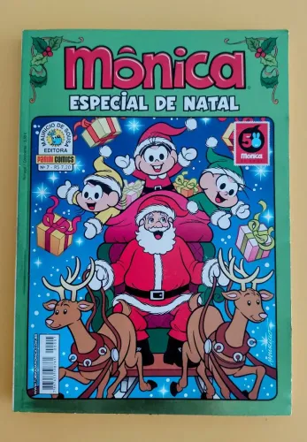 Livro gibi Mônica Especial de Natal