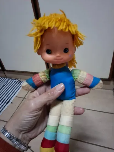 Mini boneca rainbow brite anos 80