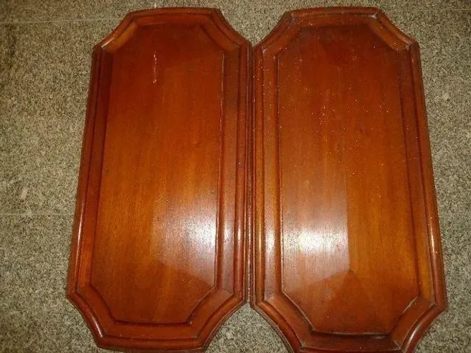Acabamento Almofada para porta de Madeira Nova Par Difícil de ser encontrado 