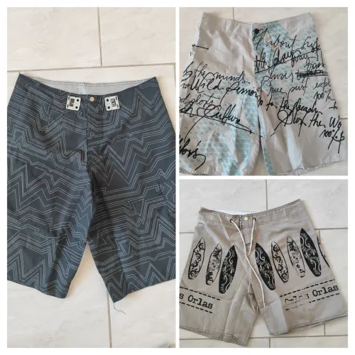 03 Shorts de Praia Estilosos - Diversos Modelos