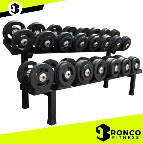 Kit Jogo de Dumbbell 12 ao 30kg com Expositor
