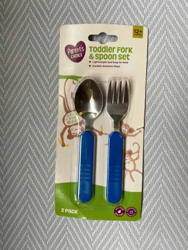 Kit garfo e colher - produto importado - 12 meses