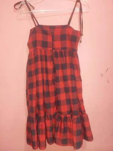 Vestido Infantil Sao Joao Xadrez Menina