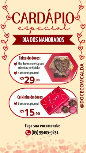Presente dias dos namorados
