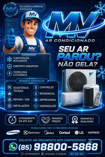 Instalação, Limpeza e Conserto de Ar-Condicionado