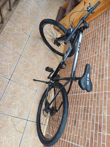 Bike alumínio freio a disco duplo