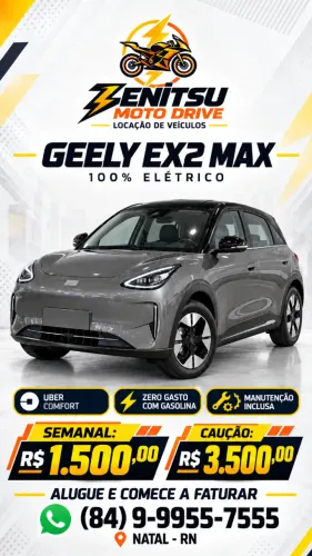 GEELY EX2 MAX 100% ELÉTRICO PARA LOCAÇÃO - NATAL/RN