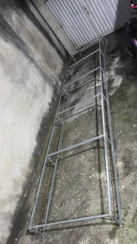 Estrutura de fachada 6 metros