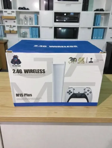 Videogame M15 Pro Portátil 4k Com 20 Mil Jogos (02 Controles Wireless) Novo Lacrado