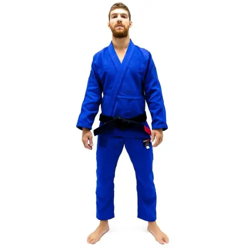 Kimono Jiu Jitsu A4 Seminovo Koral New Classic Azul