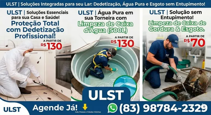 Limpeza de caixa de água/dedetização/limpeza de caixa gordura 