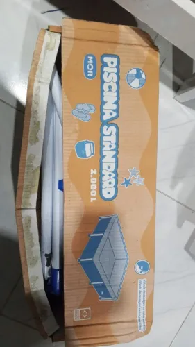 Piscina de plástico 2000L no precinho