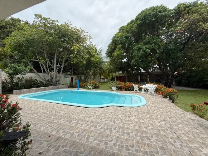 Casa beira mar pé na areia em Catuama