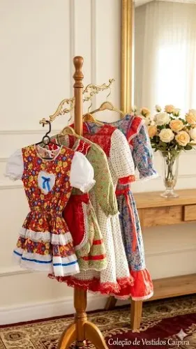 Vestido festa junina infantil