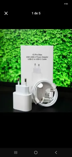 Carregador Tipo c 35w Estilo Iphone Para Todos Celulares