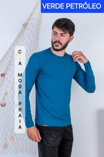 Blusas camisetas proteção UV manga longa