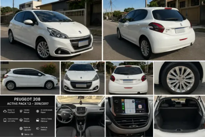 Peugeot 208 Active Pack 1.2 Flex 12V 5P Mec. 2017