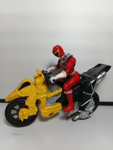 Power Rangers Moto Dino Charge Vermelho