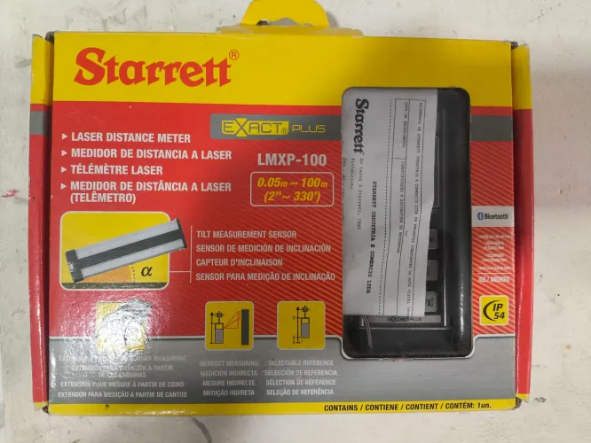 Trena a Laser de 100m com Bluetooth Klmxp-100 Starrett