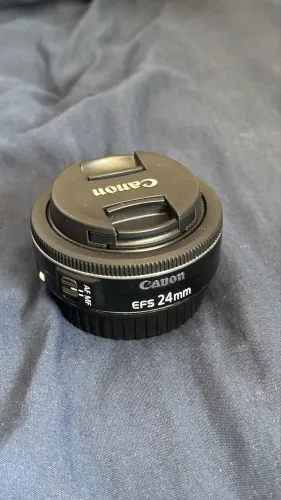 Lente Canon 24mm f/2.8 STM Pancake - Impecável e Ultra Compacta