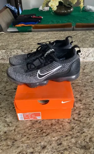 Tenis Nike Air VaporMax 2021 FK Cinza ORIGINAL 