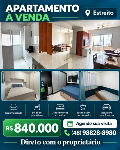 Três quartos para sua família, com espaço para cada um