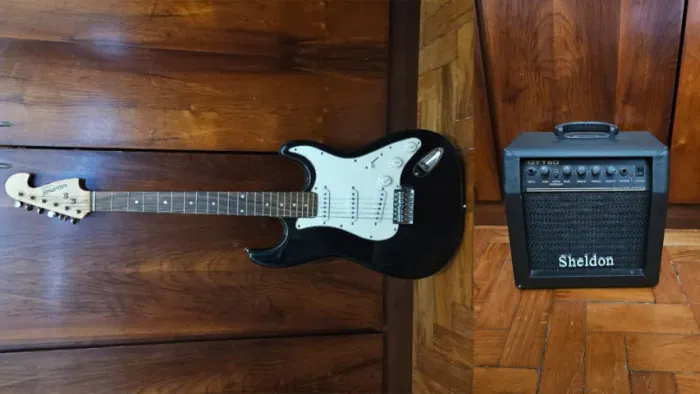 Guitarra Memphis e Amplificador Sheldon GT150