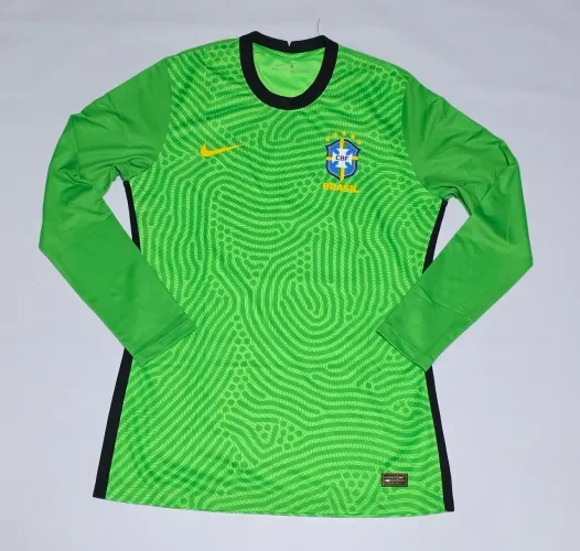 Camisa Seleção Brasileira 2021/ 22 Verde Limão manga longa