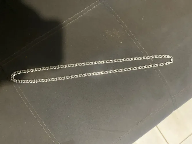 Corrente de prata 925 grumet duplo 6 mm