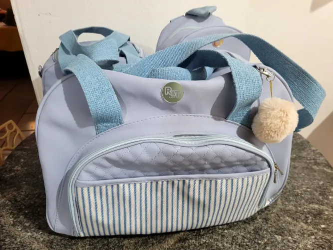 Kit 3 bolsas maternidade, banheira e troninho