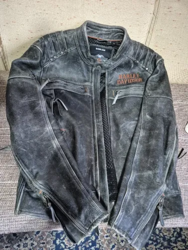 Harley Davidson Jaqueta de couro tam. M