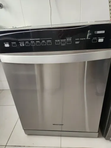 Lava-Louças Brastemp Inox 14 Serviços | Smart Sensor + Ciclo Pesado | Seminova Impecável