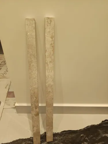 2 Baguetes de mármore travertino portA72x4