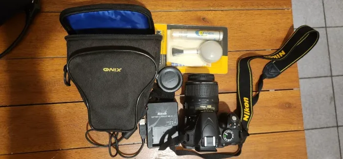 Nikon D3200 + Lente 18-55mm + Acessórios | Excelente estado | Pouquíssimo uso